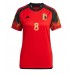 Fotballdrakt Dame Belgia Youri Tielemans #8 Hjemmedrakt VM 2022 Kortermet